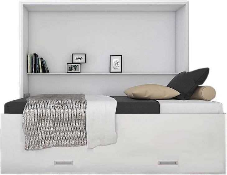 

Шкаф-кровать Bora 36мм 140x200 белый базовый - Макс стайл